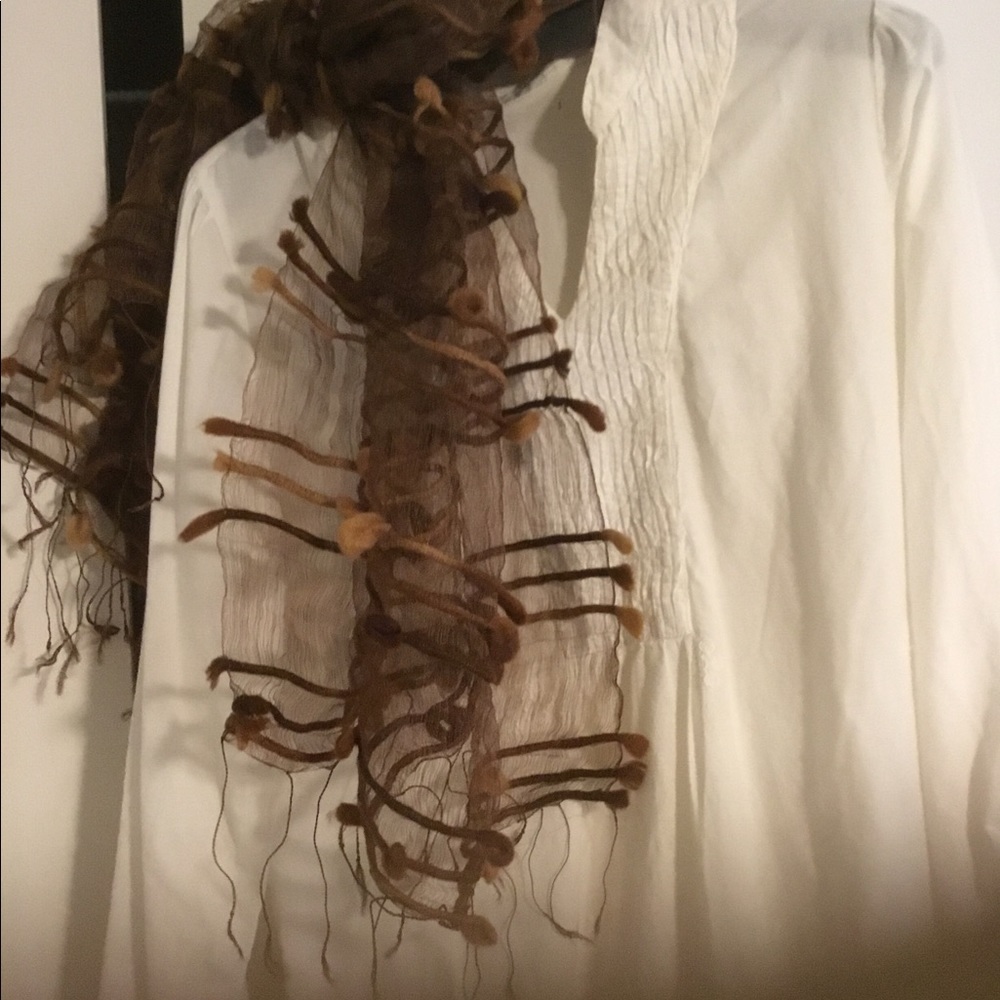 Brown scarf or belt